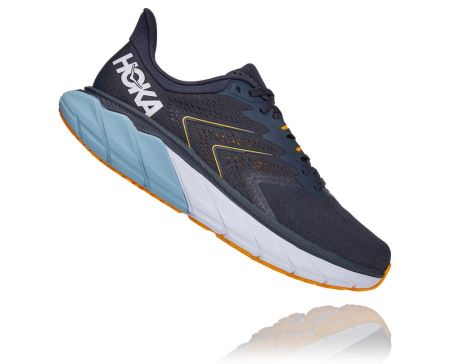 Hoka Arahi 5 Supportive - Adidasi Alergare Pe Drum Barbati Albastri / Albastri | RO-XxPL3Nn